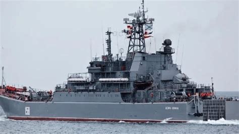 zesar kunikow|Looks Like Another Russian Landing Ship Just Blew Up